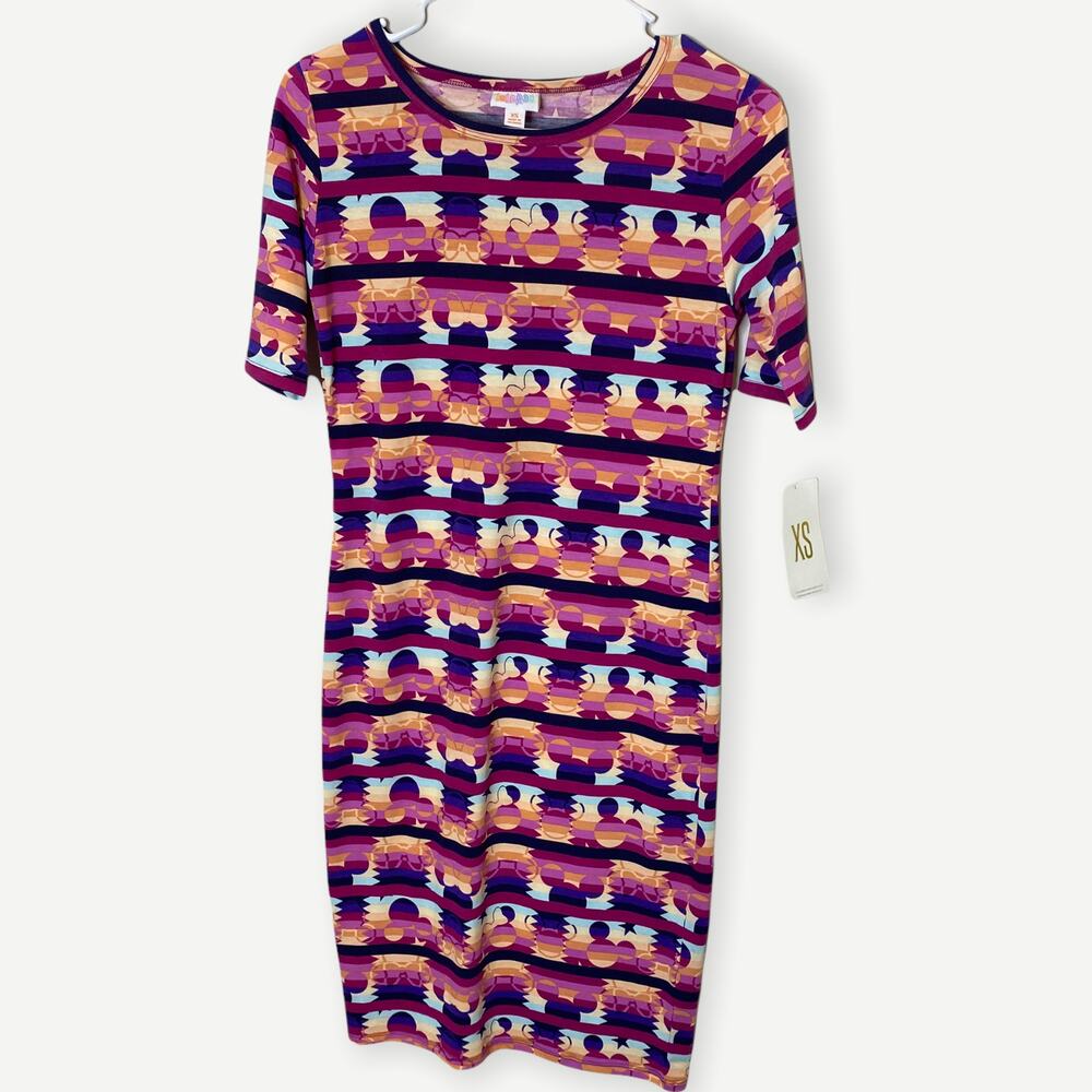 NEW Lularoe Disney Mickey Julia dress XS